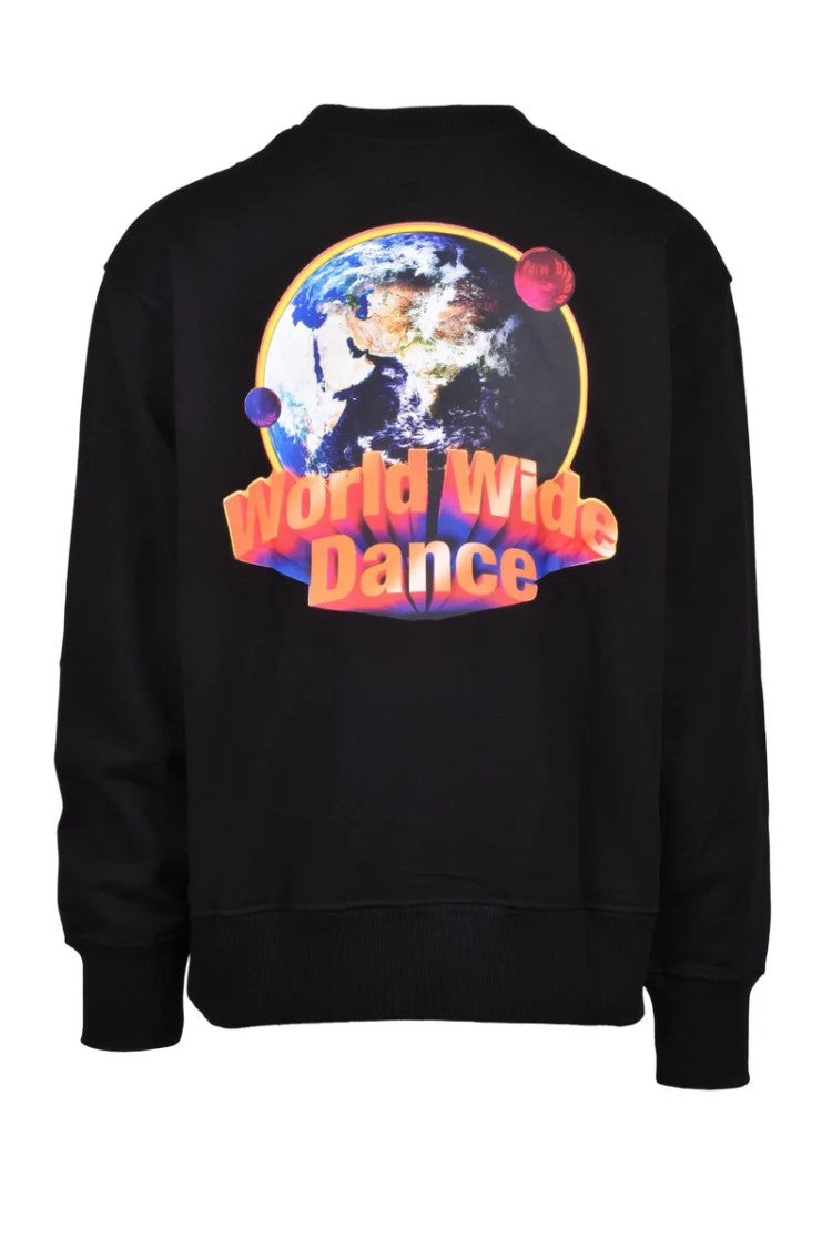 Diesel Black Cotton Men's Crew Neck Sweatshirt