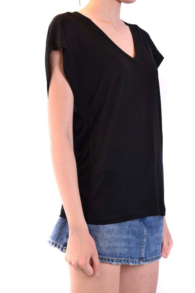 Dondup Relaxed-Fit Deep V-Neck Cotton T-Shirt