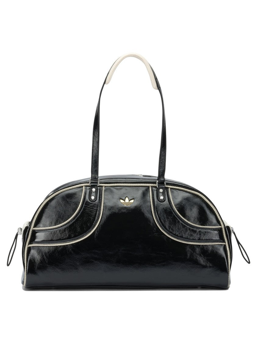 Adidas Originals Compact Sport Bag With Glossy Finish And Structured Design