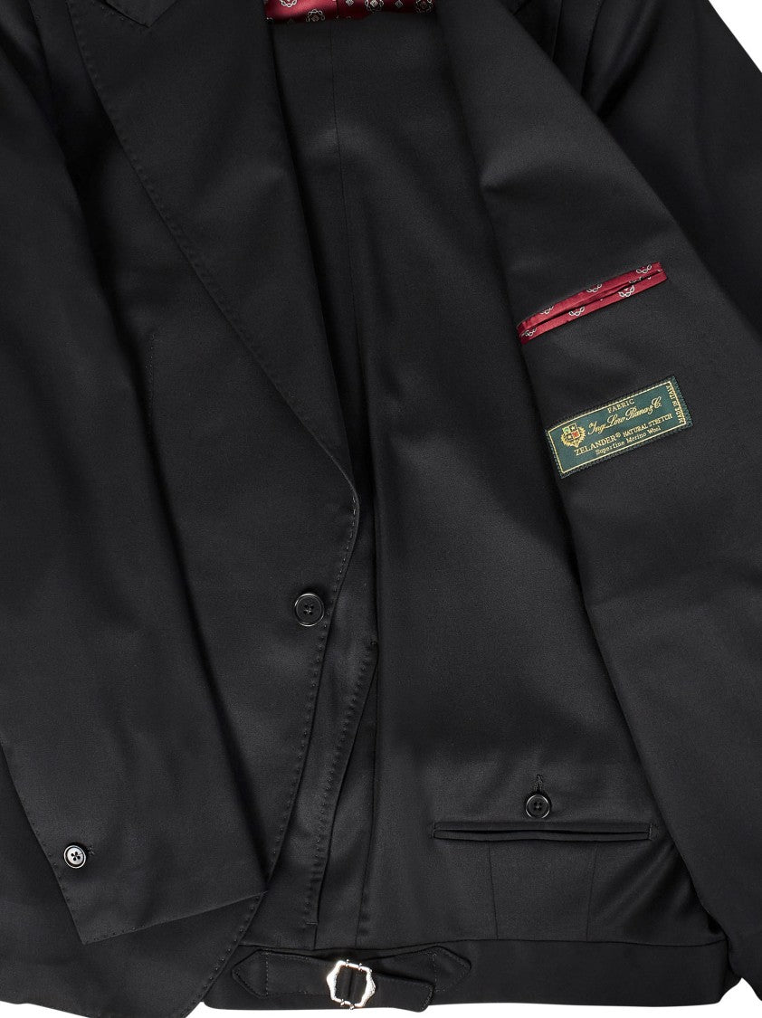 Franzese Collection Tailored Black Suit From The Franzese Collection