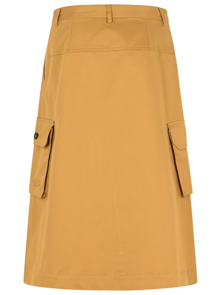 Maison Kitsuné 'Utility' Beige Cotton Skirt