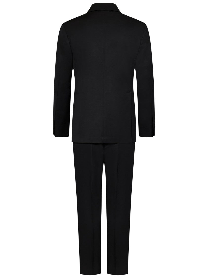Franzese Collection Tailored Black Suit