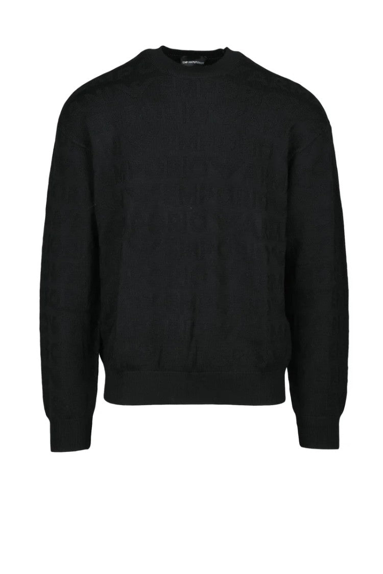 Emporio Armani Sweater Virgin Wool - Black