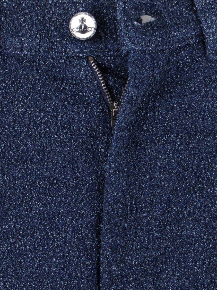 Vivienne Westwood Straight-Leg Trousers With Textured Fabric