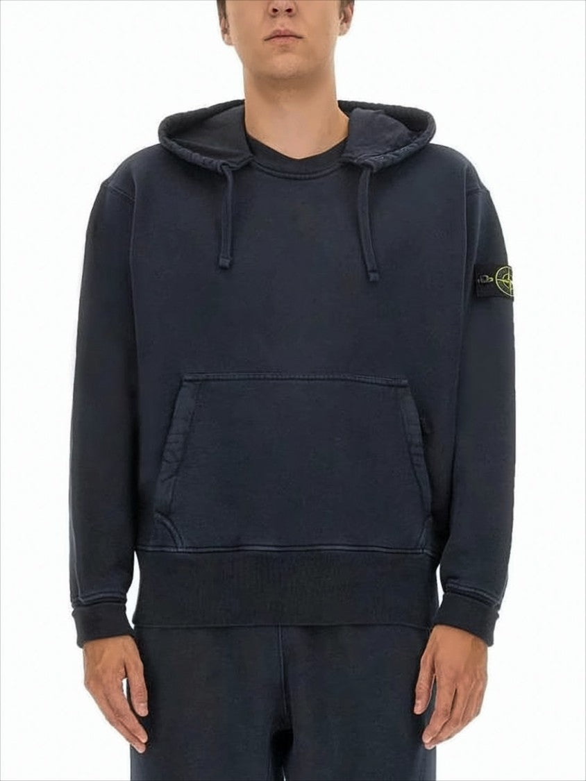 Stone Island Relaxed Fit Cotton Hoodie