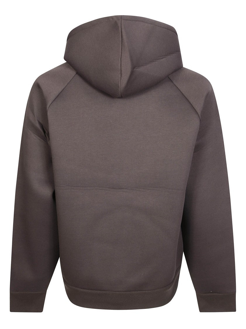 Carhartt Wip Zip-Up Logo Hooded Sweatshirt