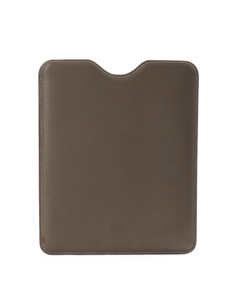 Hermès Swift Leather Ipad Sleeve - Etoupe