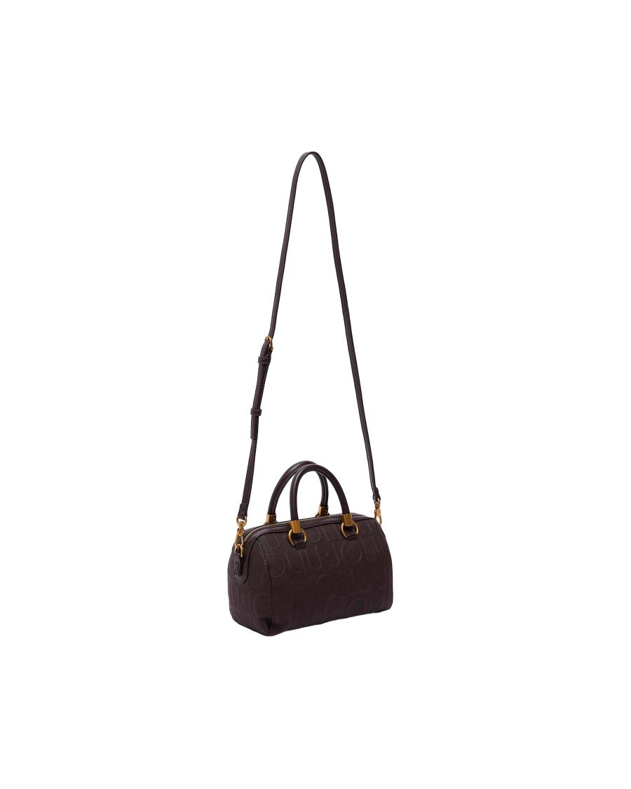 Liu Jo Deep Brown Eco-Leather Top-Handle Handbag