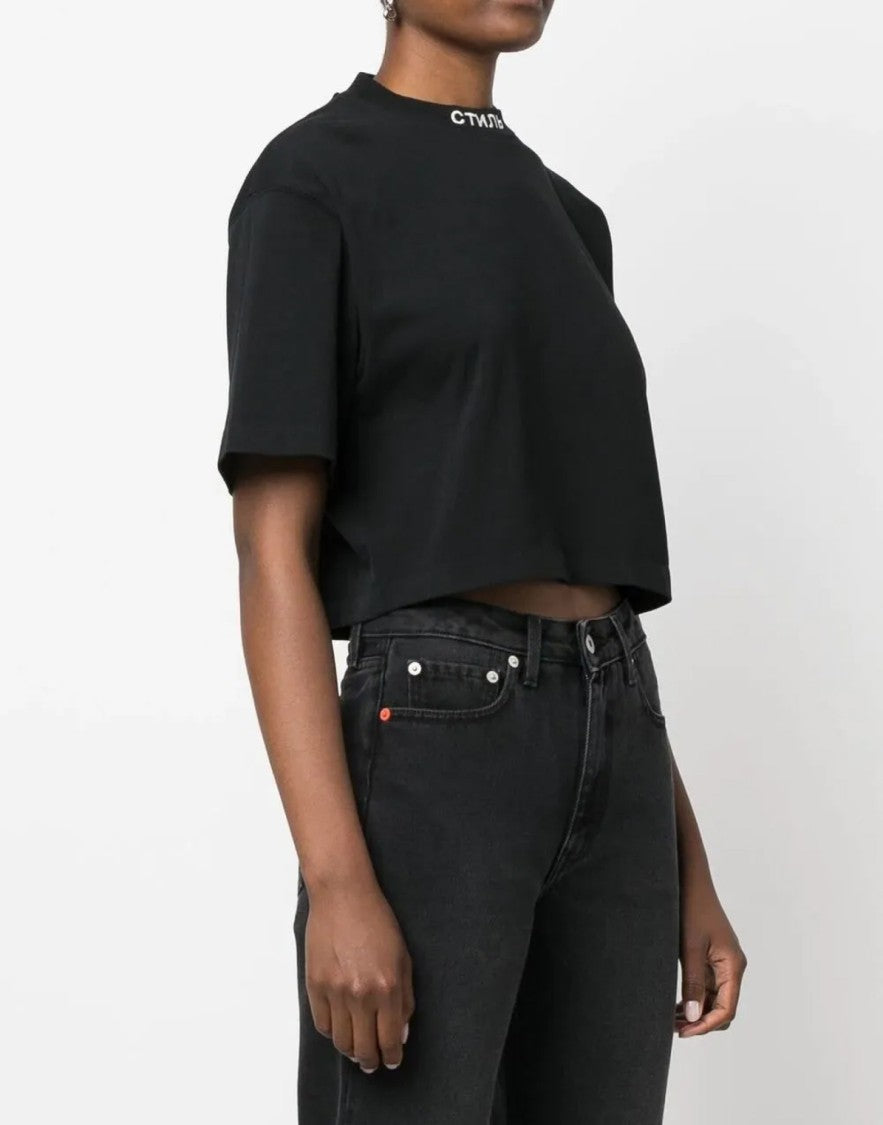 Heron Preston Nf Ctnmb Logo Crop T-Shirt