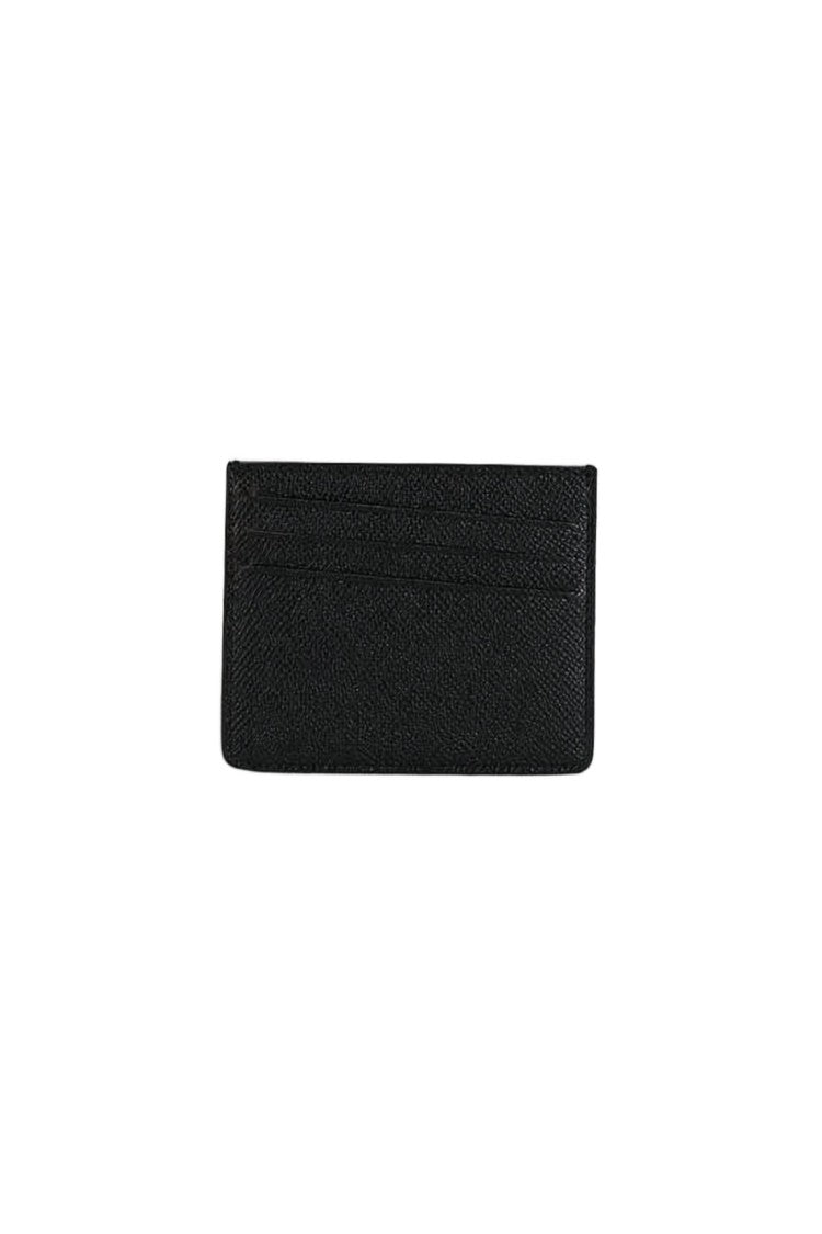 Maison Margiela Calfskin Cardholder With Subtle Stitch Accents