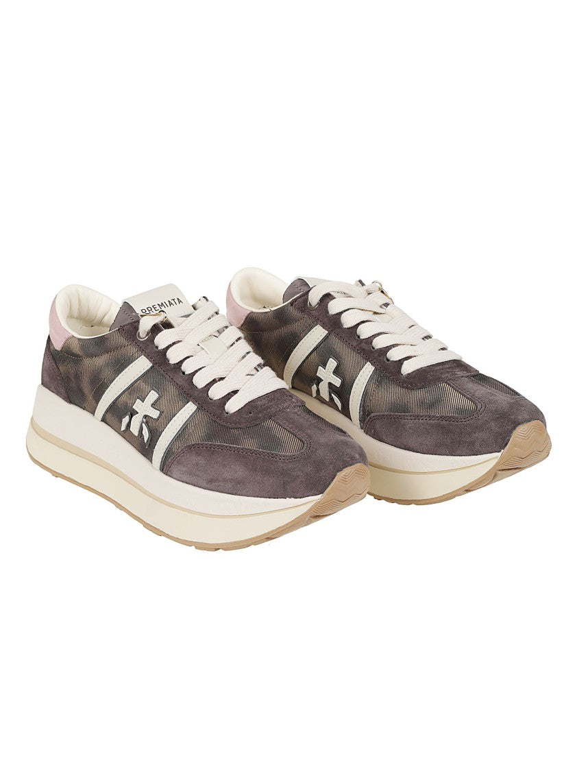 Premiata Bethcoin Suede Mesh Sneakers