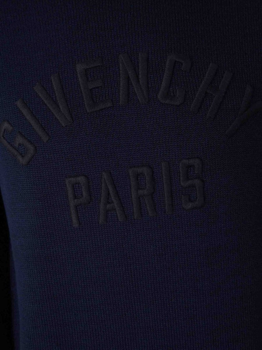 Givenchy Ribbed Turtleneck Sweater With Embossed Detail