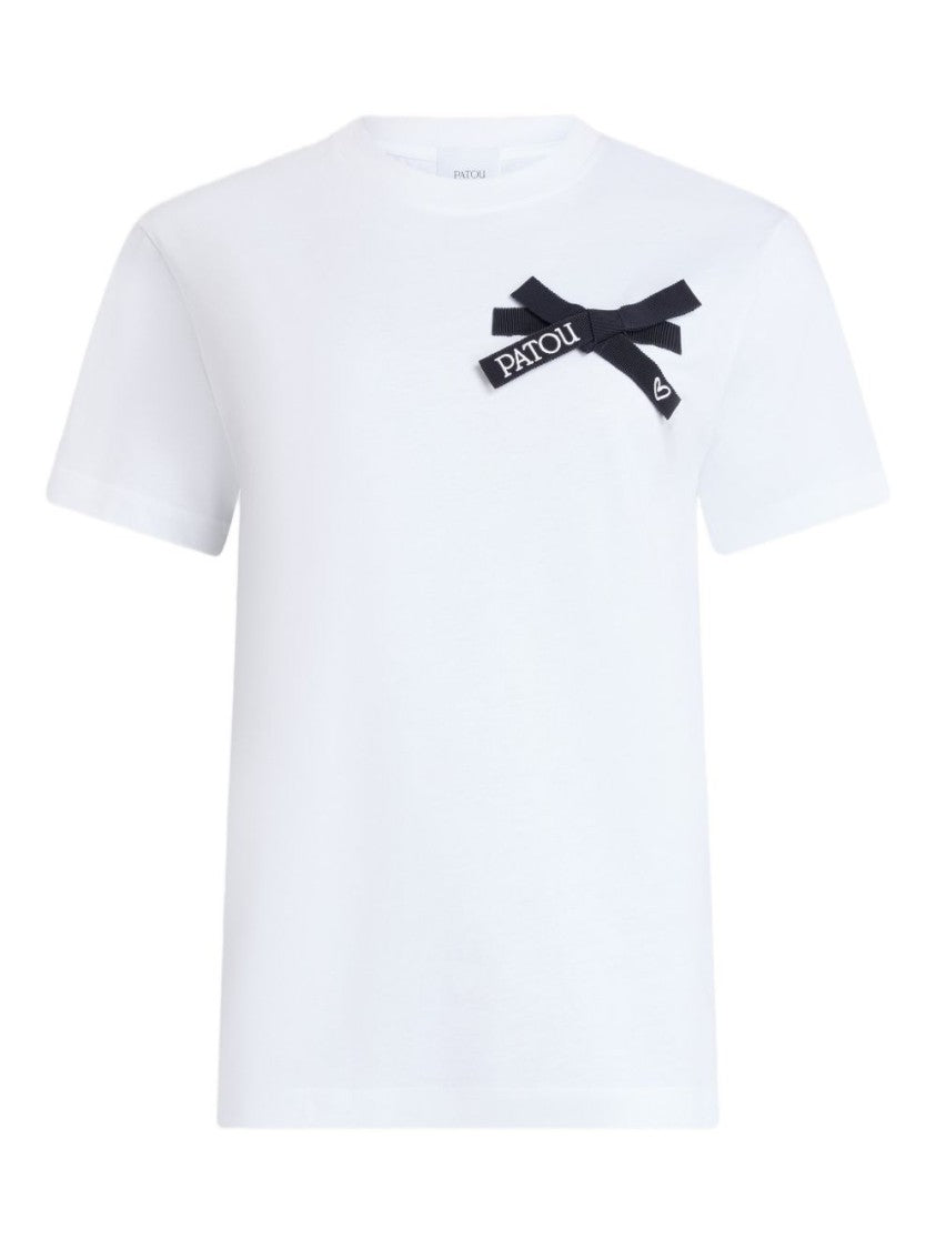 Patou Short-Sleeved Silk And Nylon Top