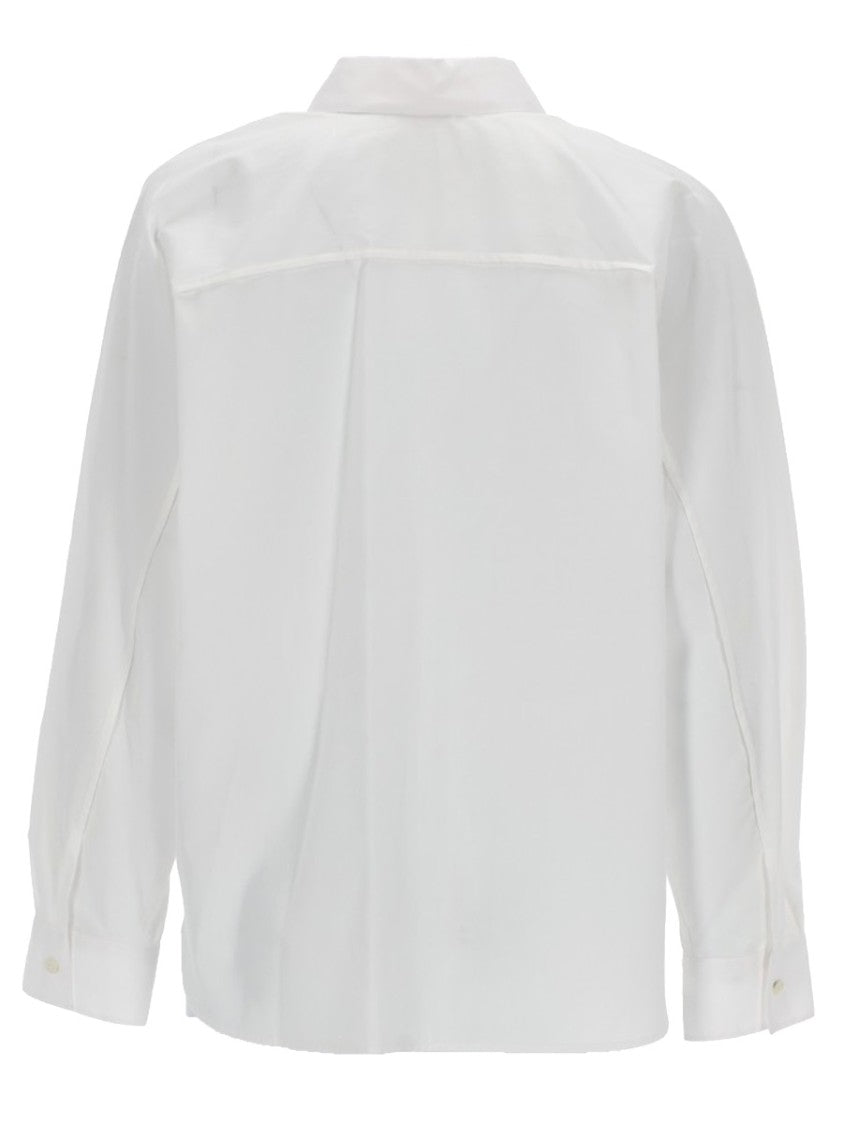 Aspesi Pointed Collar Long Sleeves Cotton Shirt
