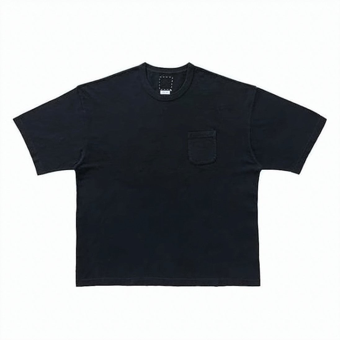 Visvim Relaxed Fit Black Short-Sleeved T-Shirt With Chest Pocket