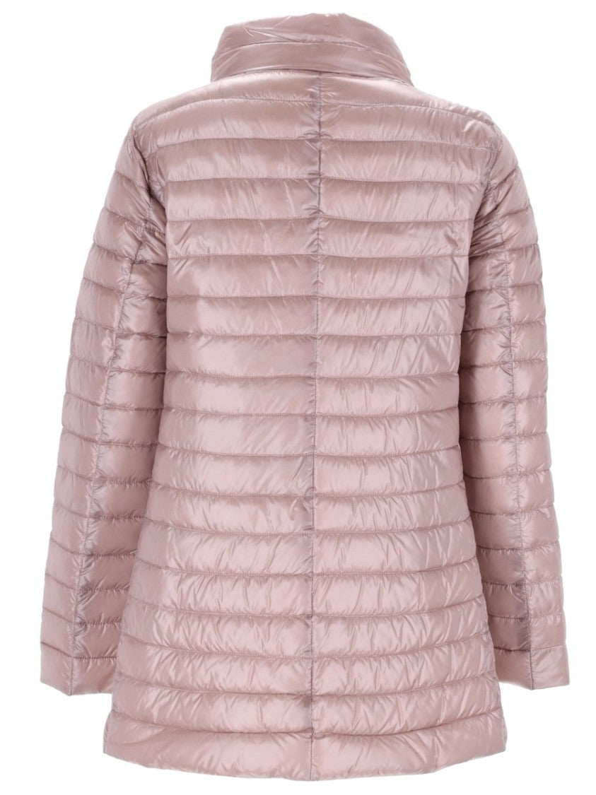 Herno Black Polyamide Quilted Padded Jacket