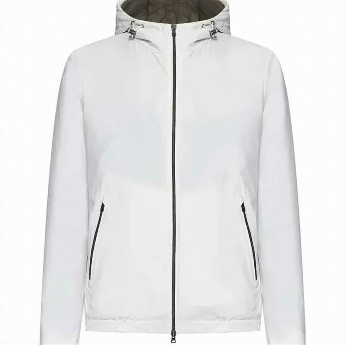 Herno Lightweight Hooded Jacket With Minimalist Design