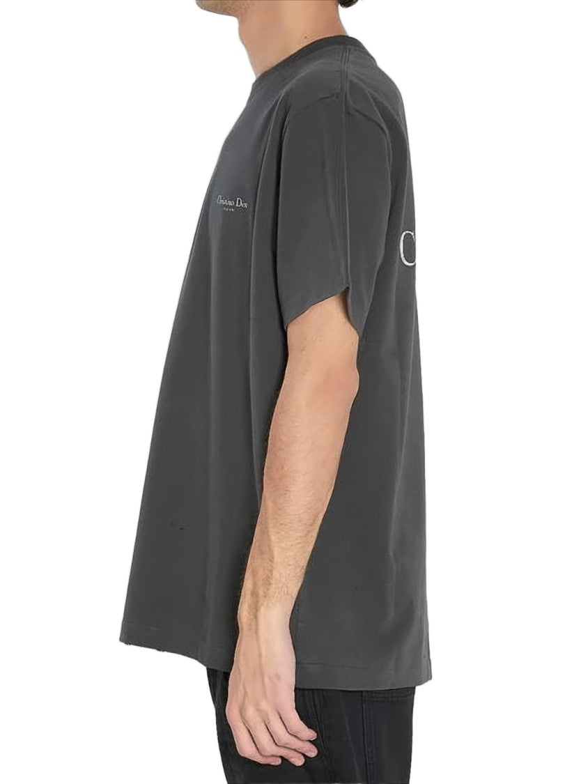 Dior Relaxed Fit Grey Crew Neck T-Shirt