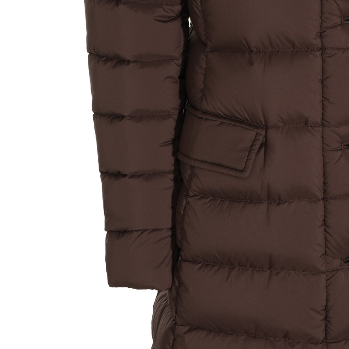 Moorer Mid-Length Quilted Down Jacket