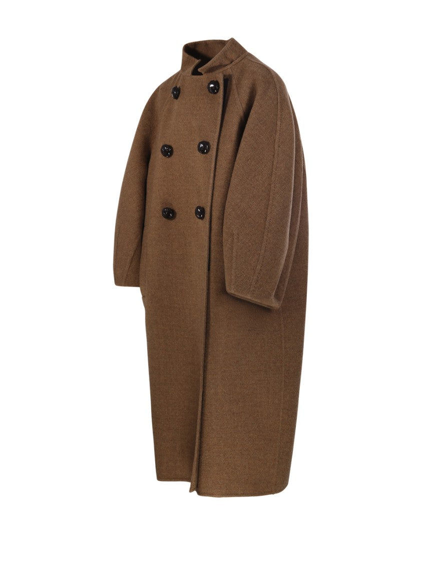 Max Mara Tabacco Double Breasted Coat
