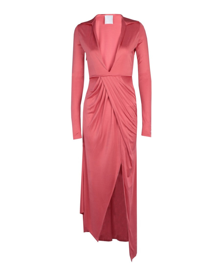 Givenchy Long Sleeve Draped Dress