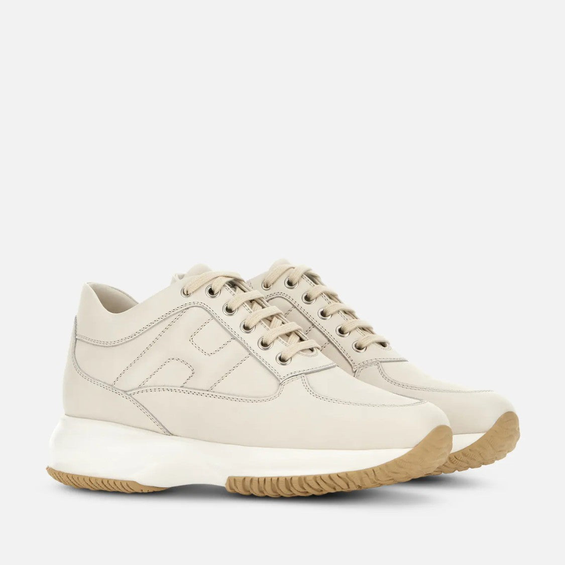 Hogan Hogan Interactive Sneakers With Unique Leather