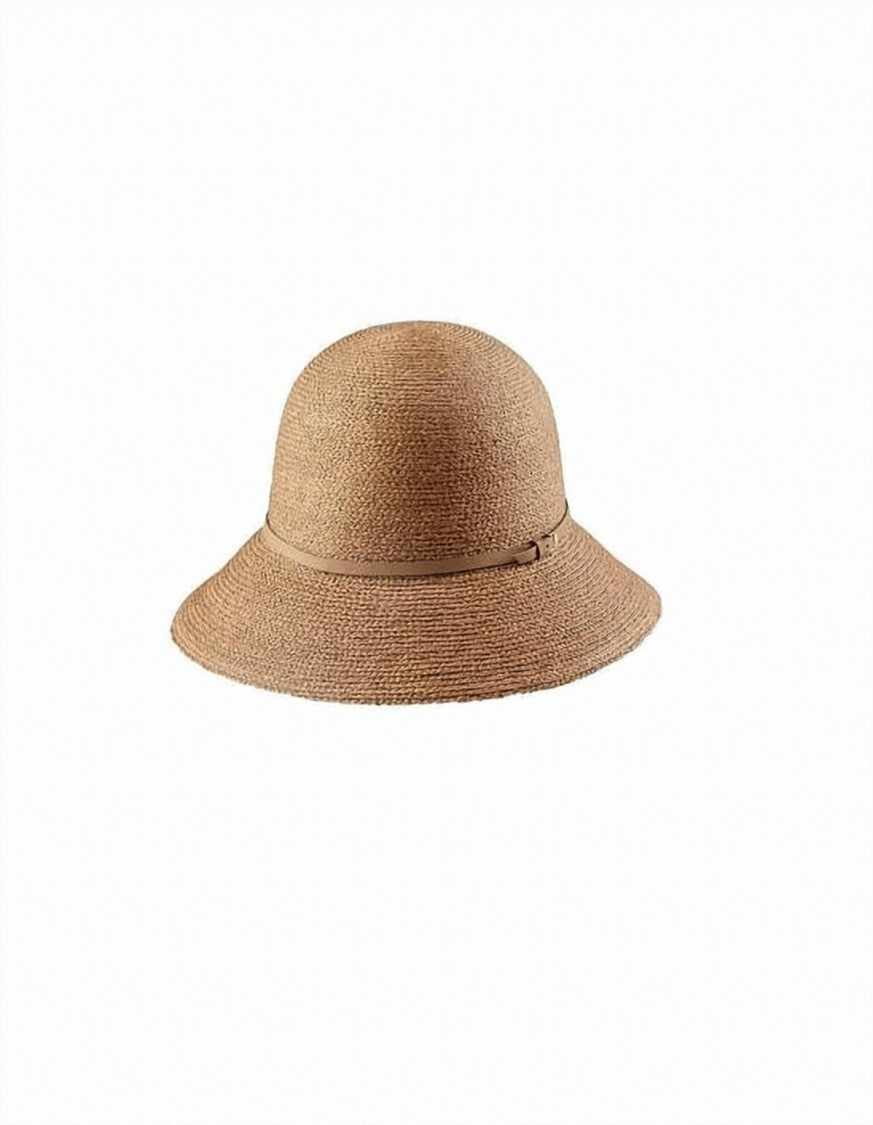 Helen Kaminski Raffia Bucket Hat With Subtle Band Detail
