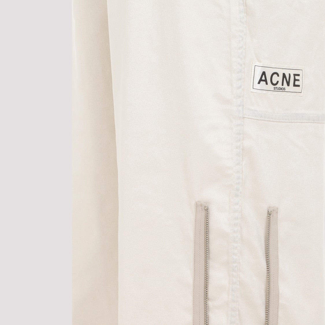 Acne Studios Beige Polyester Pants