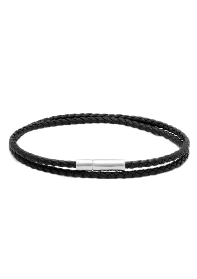 Roderer Gianni Double Tour Bracelet - Black