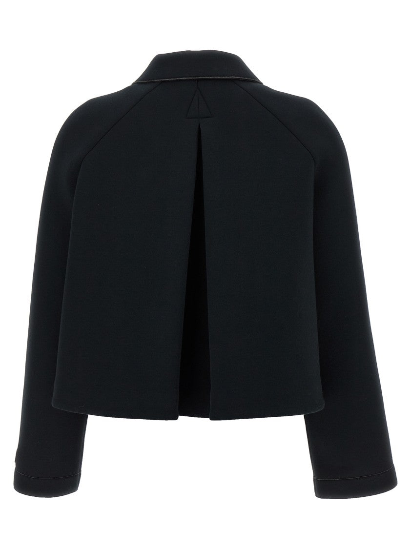 Marni Button-Front Jersey Jacket With Classic Collar