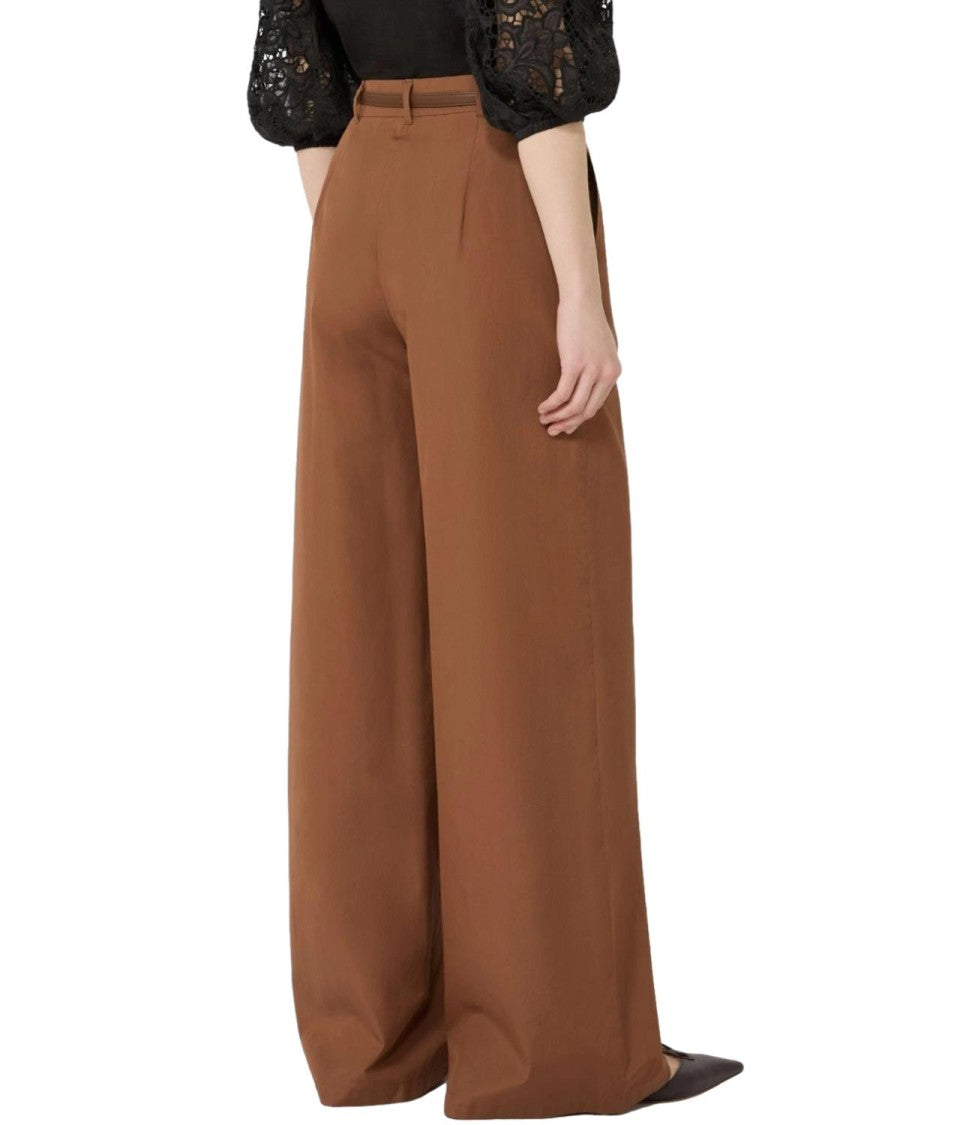 Max Mara Gray Virgin Wool Casual Trousers