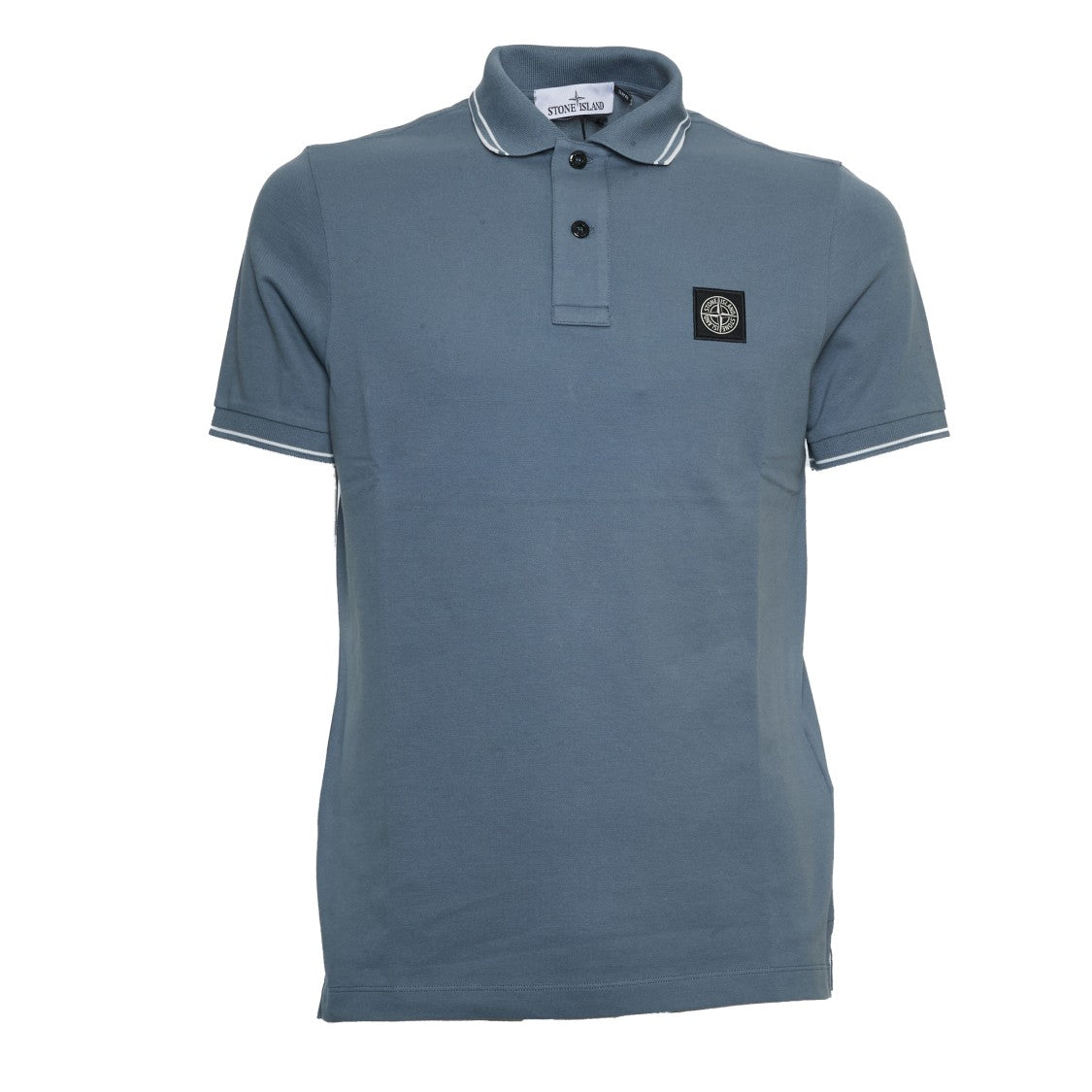 Stone Island Slim Fit Organic Cotton Polo With Compass Patch