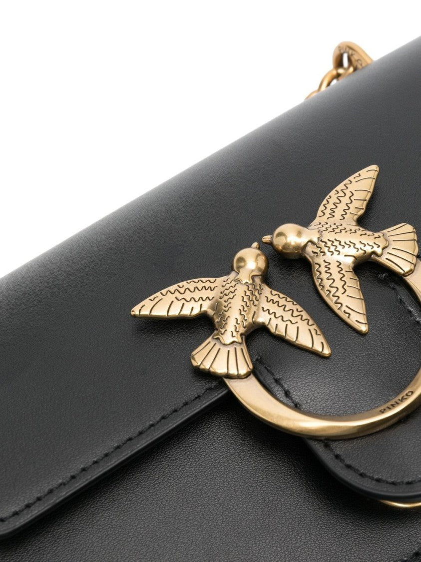 Pinko Shoulder Bag With Structured Silhouette And Bird Clasp