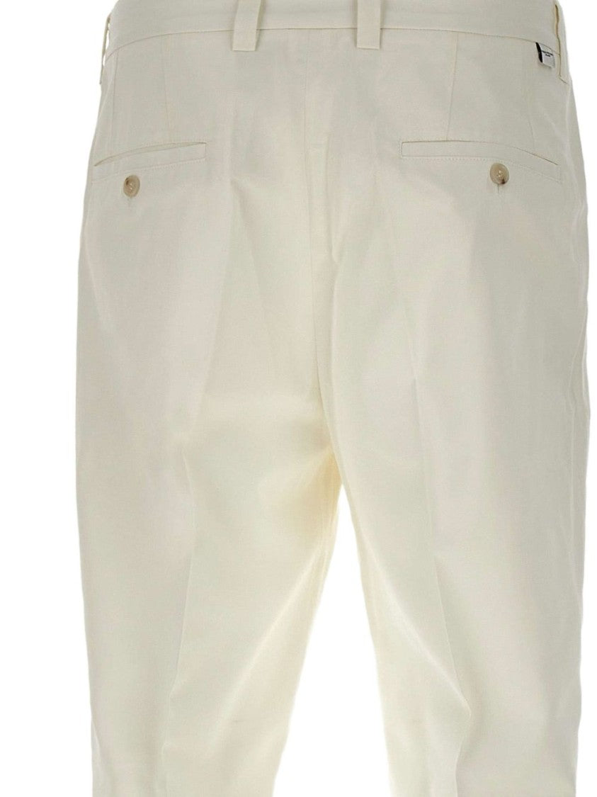 Paolo Pecora Tailored White Trousers