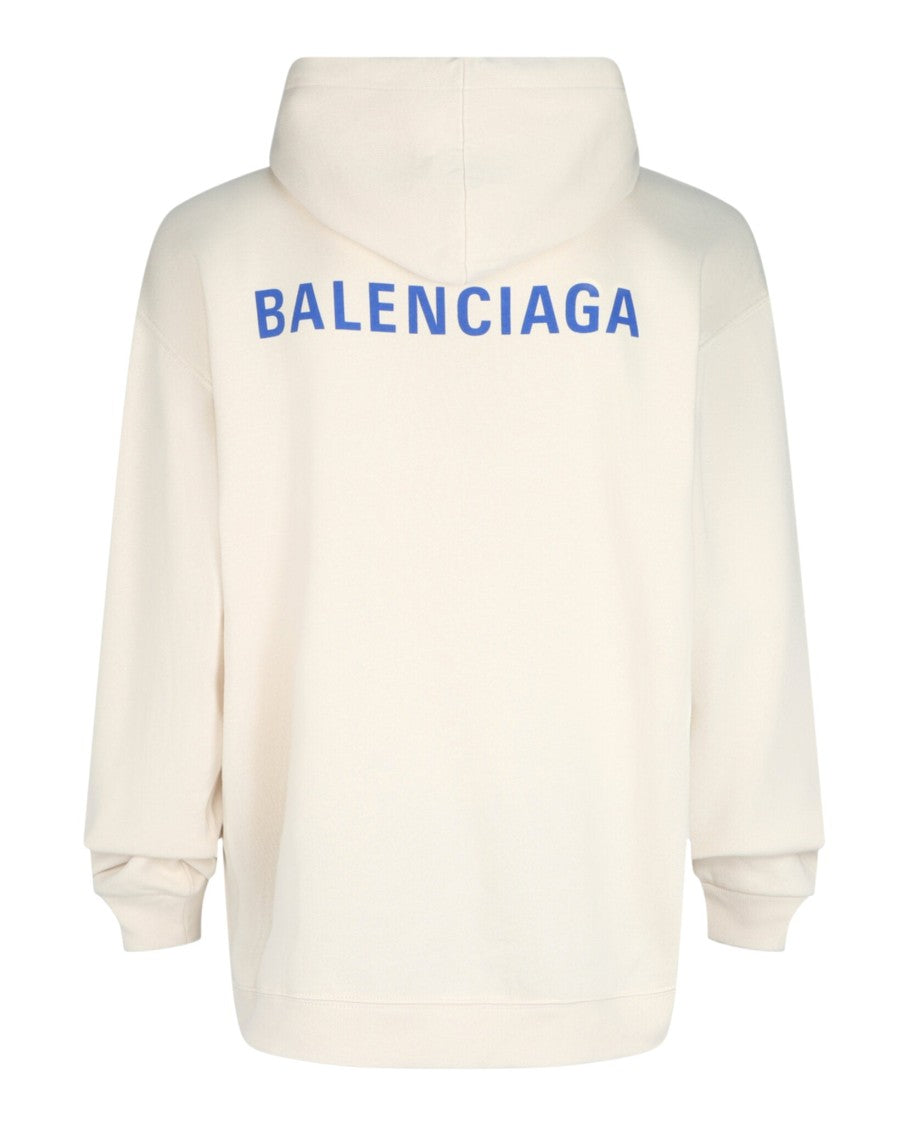 Balenciaga Logo Medium Fit Hoodie