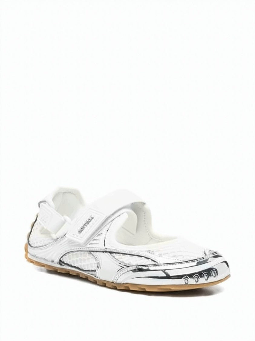 Bottega Veneta Sandal With Futuristic Design And Velcro Strap