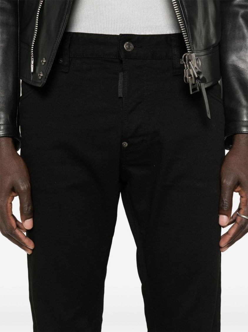 Dsquared2 Fitted Black Jeans