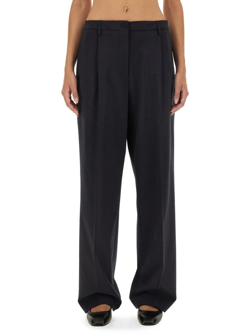 Aspesi Tailored High-Waist Pants With Wide Legs