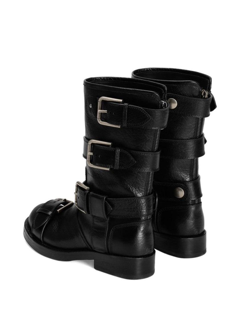 Dolce & Gabbana Leather Ankle Boots