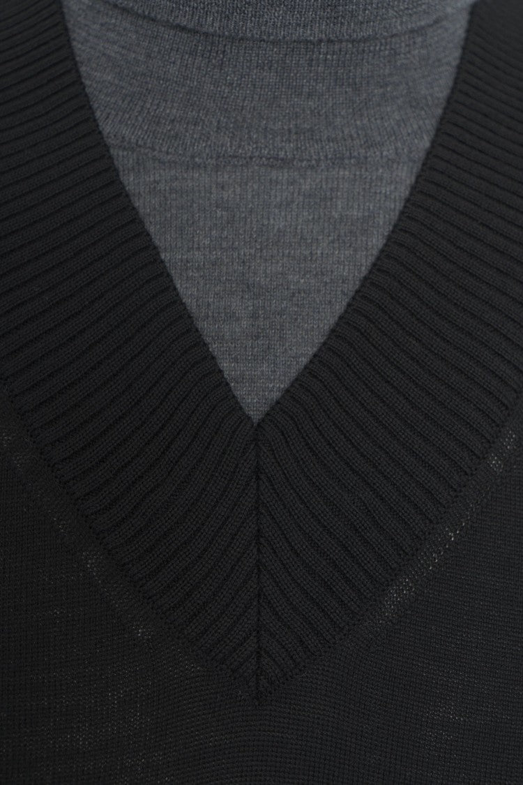 Paolo Pecora V-Neck Knit Sweater