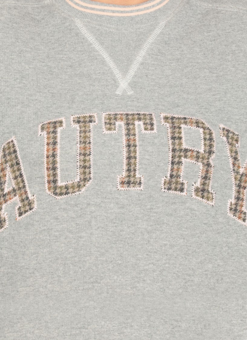 Autry Grey Cotton Sweatshirt