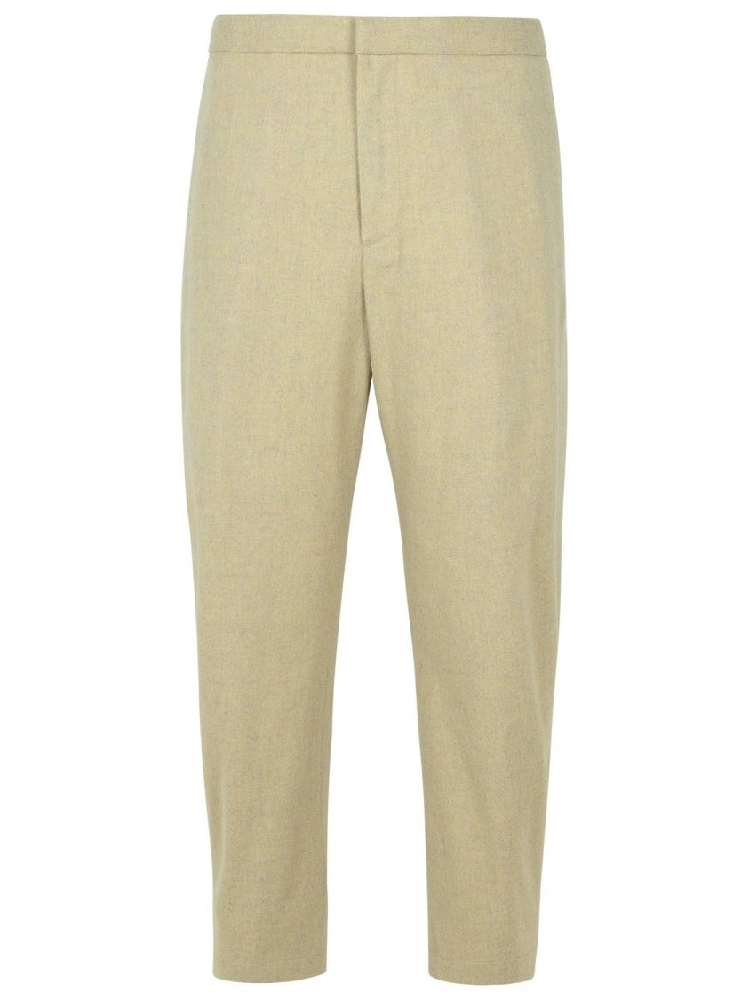 Jil Sander Beige Virgin Wool Trousers