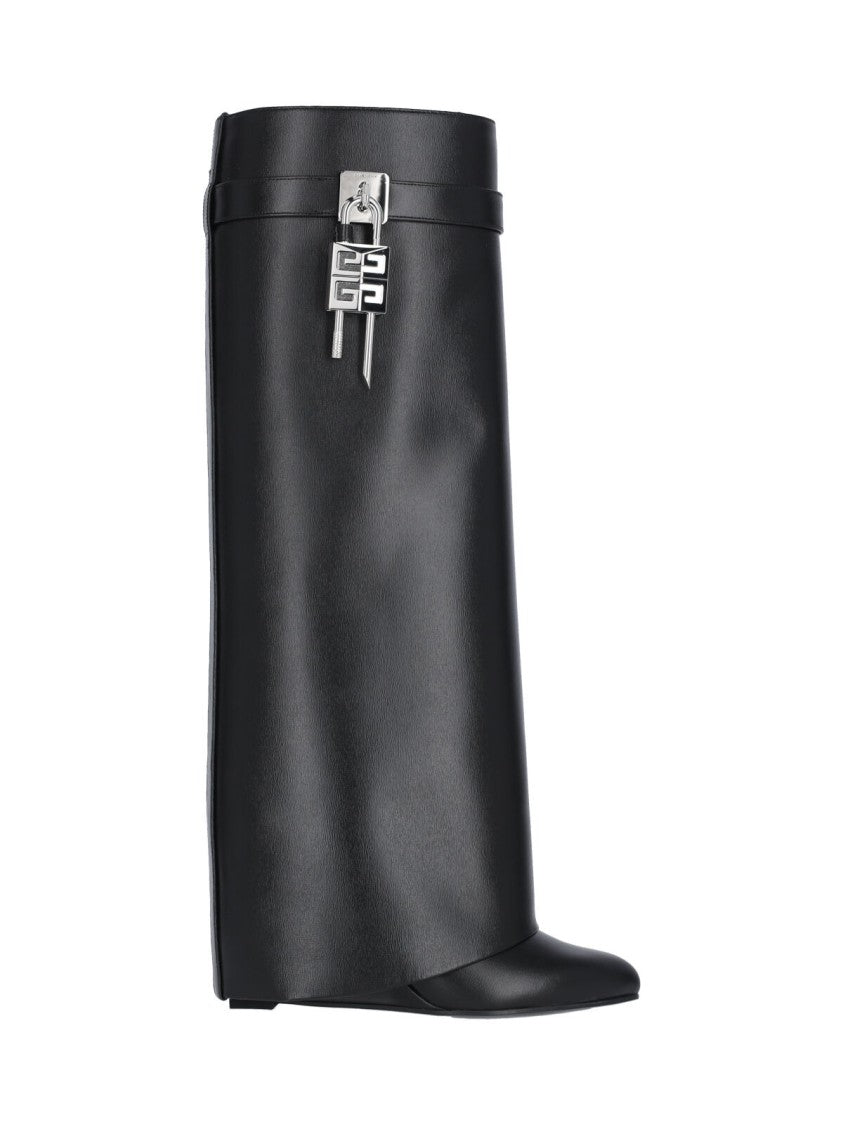 Givenchy High-Heeled Boots With Structured Silhouette And Decorative Detail