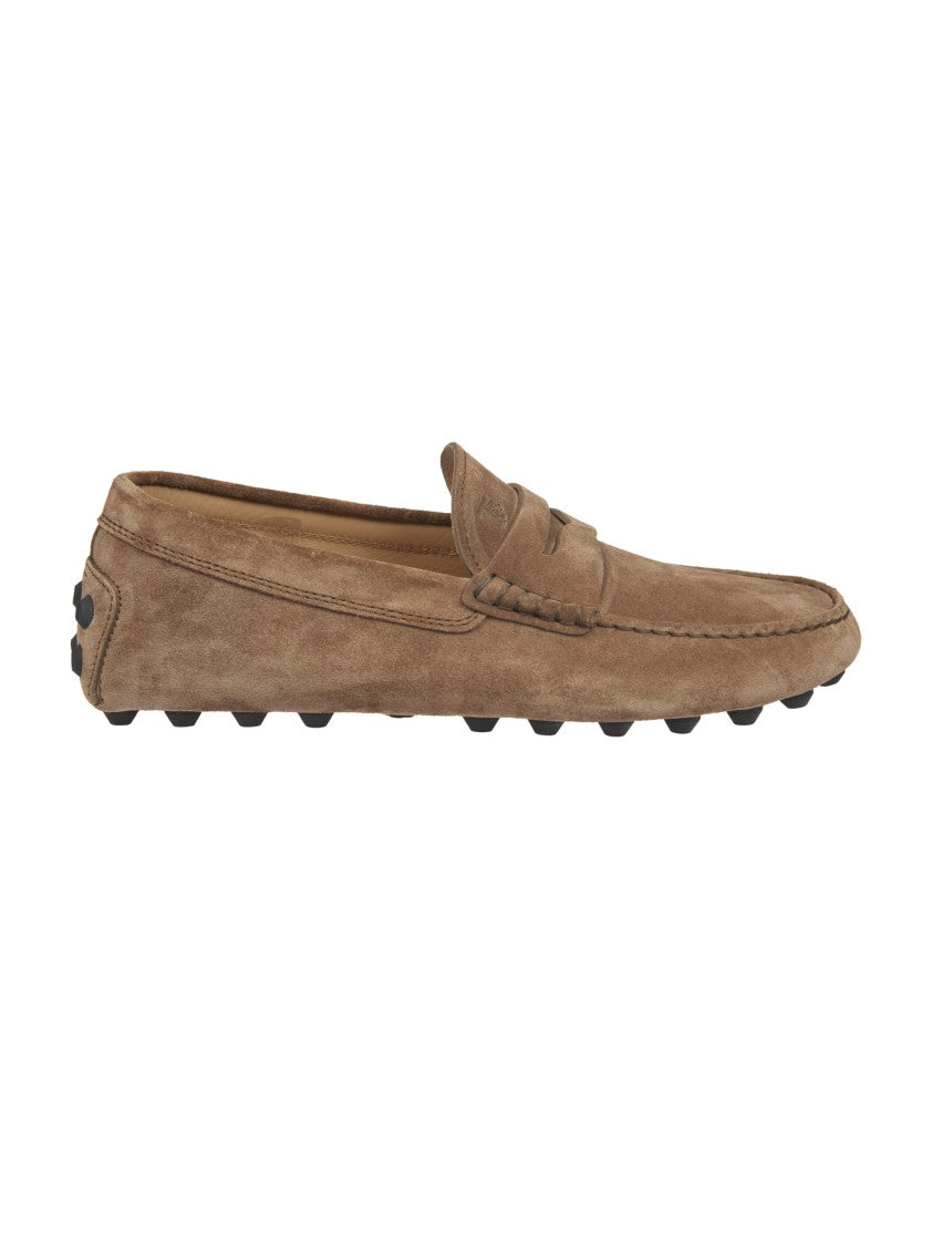Tod's Brown Rubber Moccasin