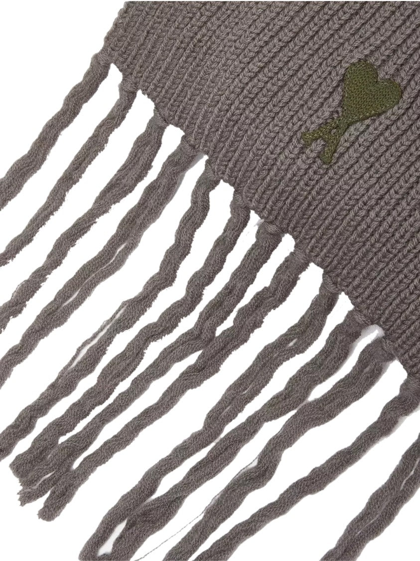 Ami Paris De Coeur Logo Scarf