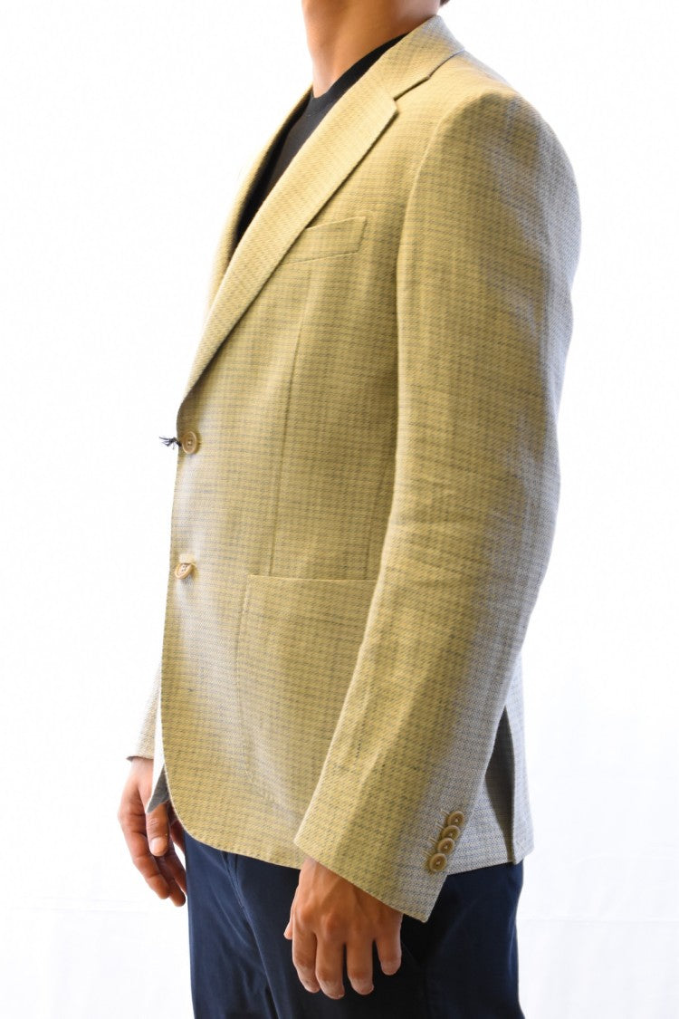 Fay Multicolor Wool-Blend Notch-Lapel Blazer