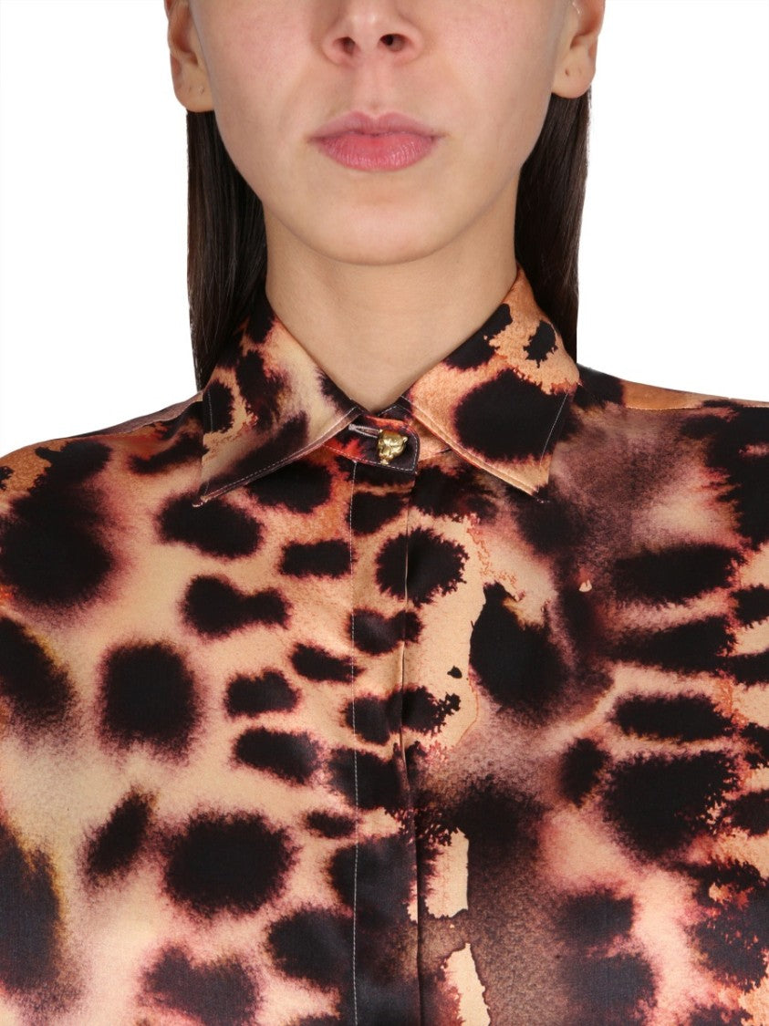 Roberto Cavalli Animal Print Shirt
