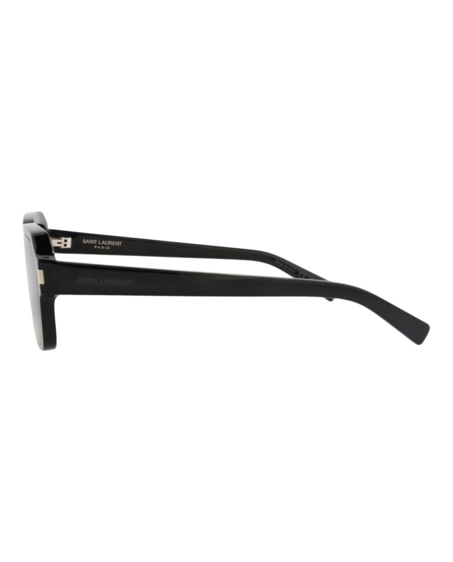 Saint Laurent Square-Frame Sunglasses In Recycled Acetate