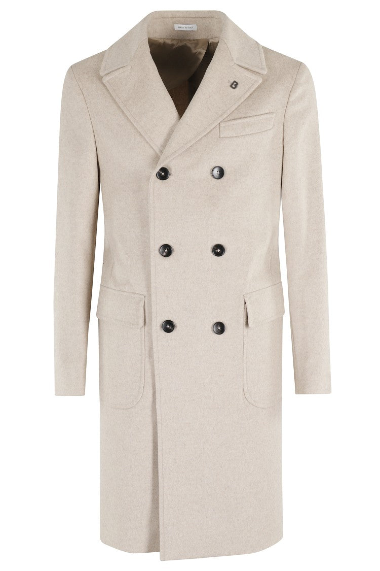 Breras Milano Tirana Long Sleeve Double-Breasted Coat