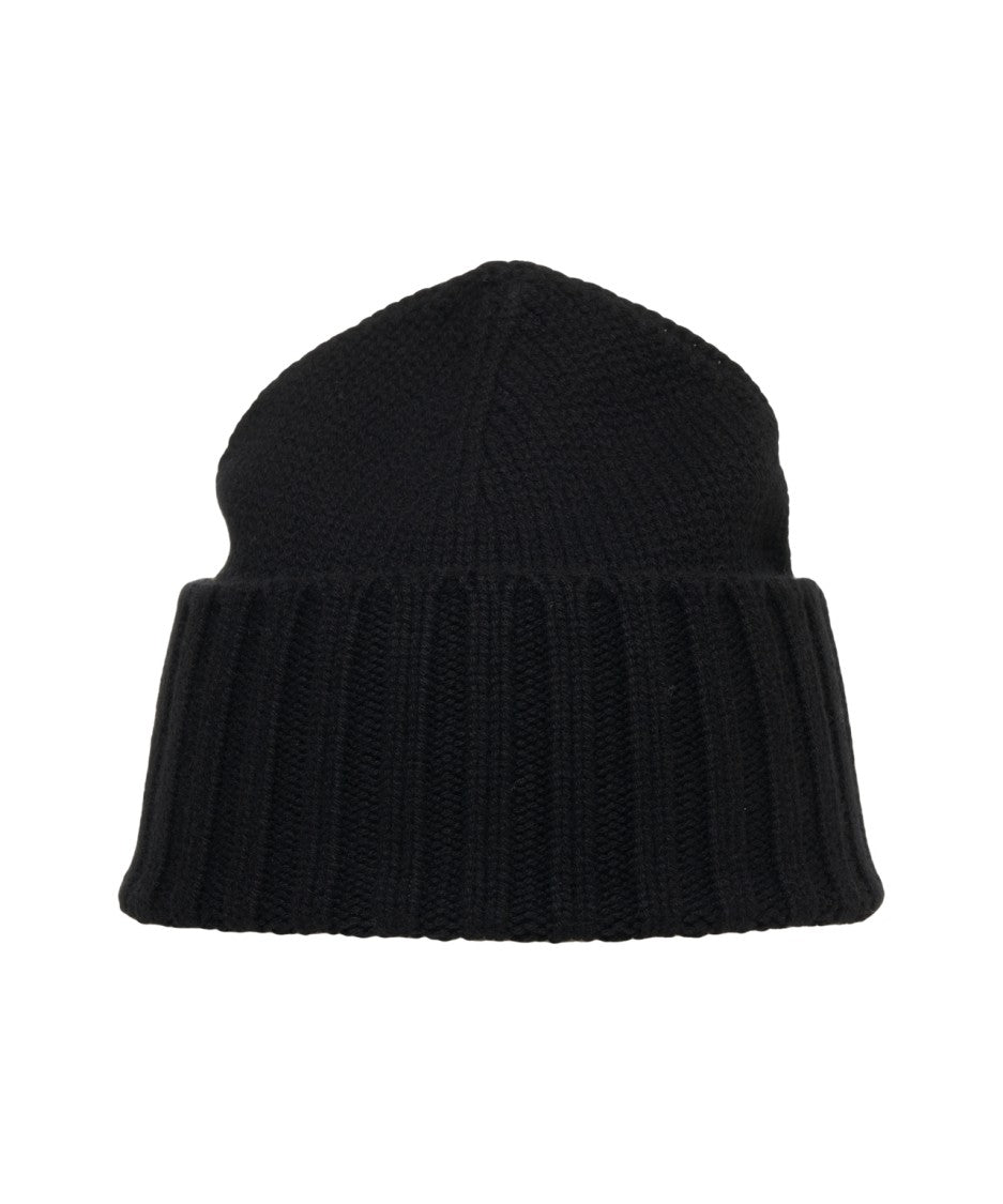 Kangra Cashmere Beanie With Ribbed Edge